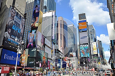 Times Square in 2011, New York City