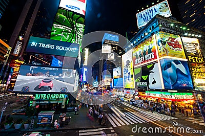 Times square and broadway