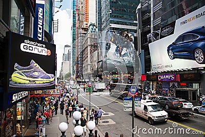 Times square daytime