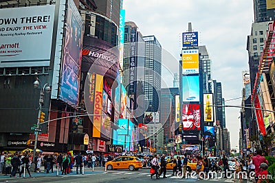 Times square in New York City