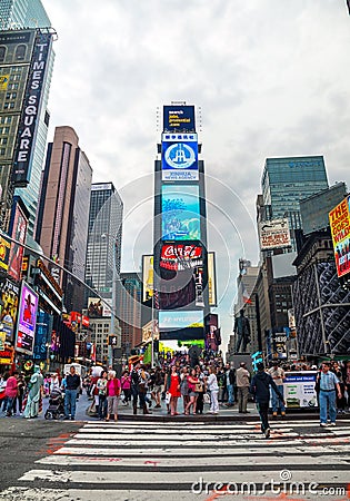 Times square in New York City