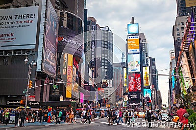 Times square in New York City