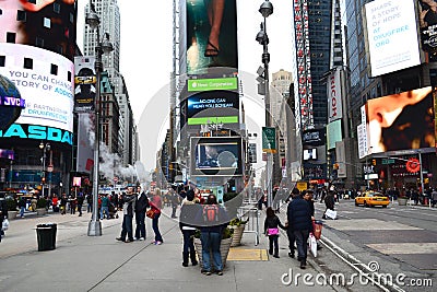 Times Square in New York City, NY USA