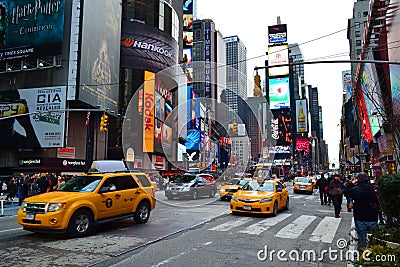 Times Square in New York City, NY USA