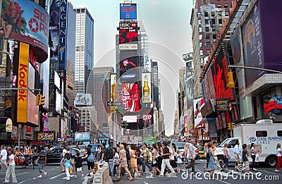 Times Square Traffic New York USA