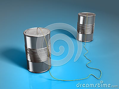 Tin can phone