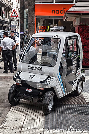 Tiny Police Car Buenos Aires Argentina