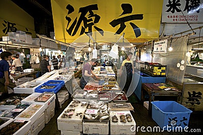 Tokyo s Tsukiji Seafood Fish Market