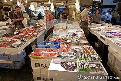 Tokyo s Tsukiji Seafood Fish Market