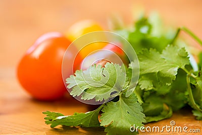 Tomatoes and Cilantro