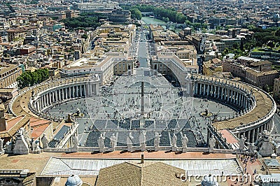 On top of the Vatican in Rome