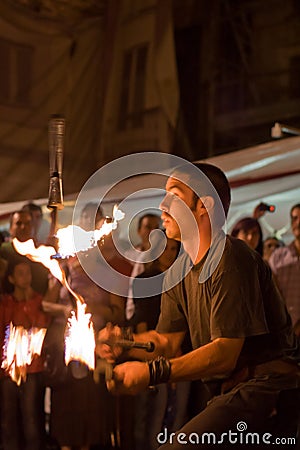 Torchs during Almossasa Culture Festival