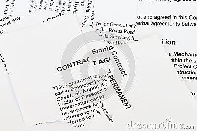 Torn contract