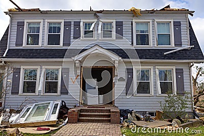 Tornado aftermath in Henryville, Indiana