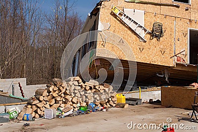 Tornado aftermath in Lapeer, MI.