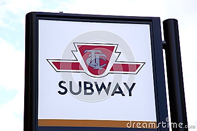 Toronto Subway Sign