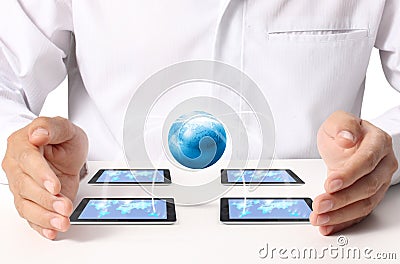 Touch screen tablet