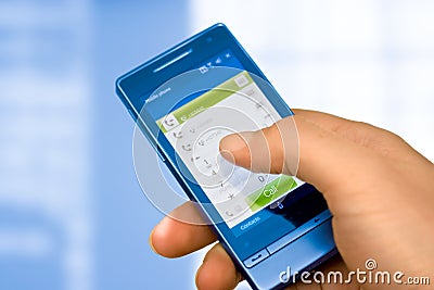 Touchscreen mobile