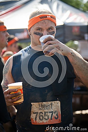 Tough Mudder: Happy Runner After the Race