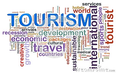 Tourism word tags