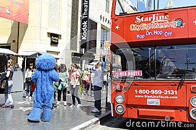 Tourist bus tour