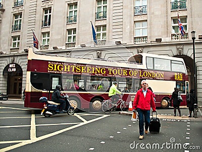 Tourist in London