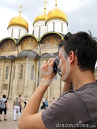 Tourist in Russia
