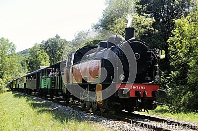 The tourist train from Anduze