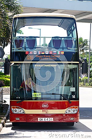 Touristic Bus in Hong Kong