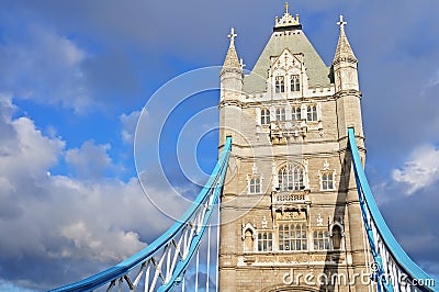 Tower Bridge in London, England