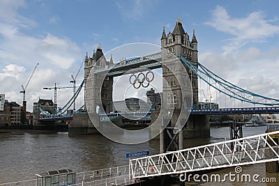 Tower Bridge olympic Rings, London
