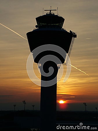 Tower at sunset