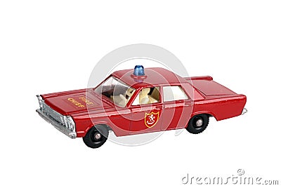 Toy fire chief car