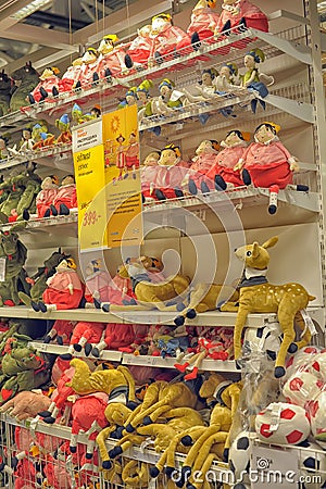 Toys in the store