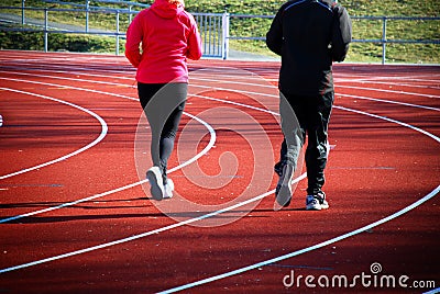 Track running - endurance