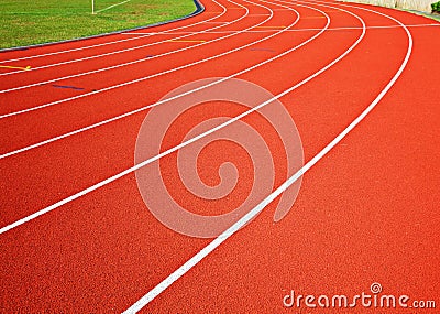 Track running lanes