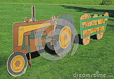 Tractor Cutout Display