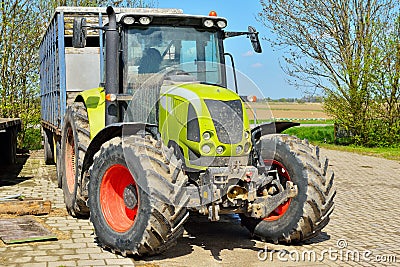 Tractor at farm