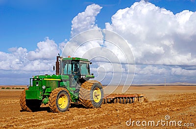Tractor at field