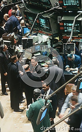 Traders at New York Stock Exchange