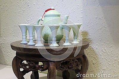Traditional chinese rice wine set