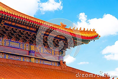 Traditional Chinese style temple at Wat Leng-Noei-Yi