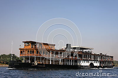 Traditional cruise on Nile river