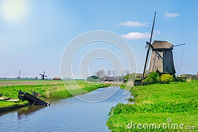 Traditional Dutch countryside