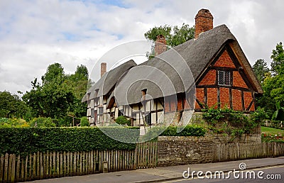 Traditional English Thatched Cottage.