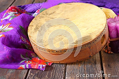 Traditional ethnic hand drum
