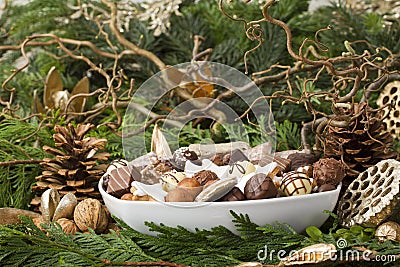 Traditional German Christmas Cookies Royalty Free Stock Photography