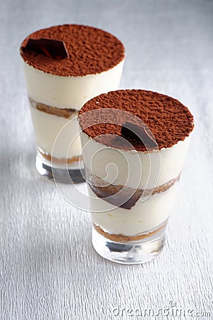 Traditional Italian dessert tiramisu