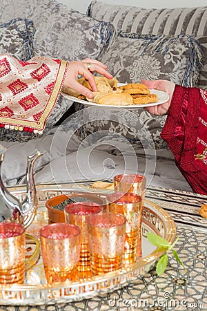 Traditional Moroccan tea