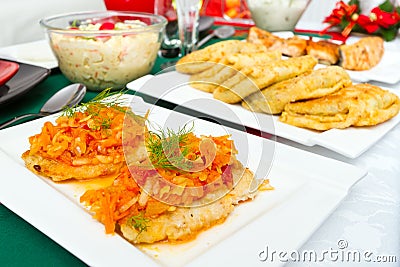 Traditional Polish food for Christmas Eve